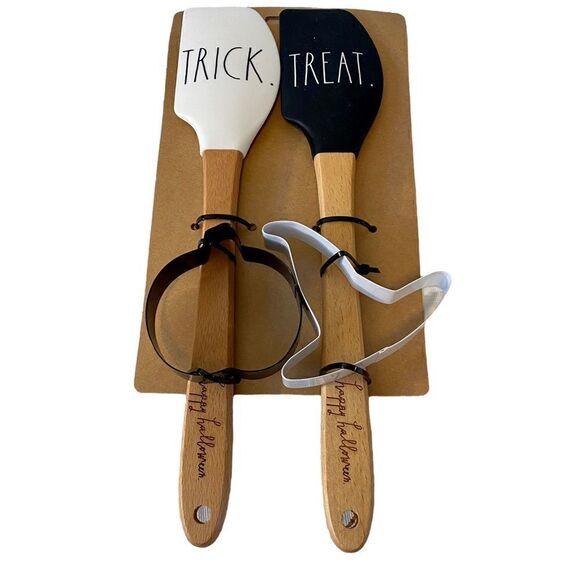Rae Dunn Halloween Themed Spatulas & Full Sized Cookie Cutters. - Picture 3 of 5